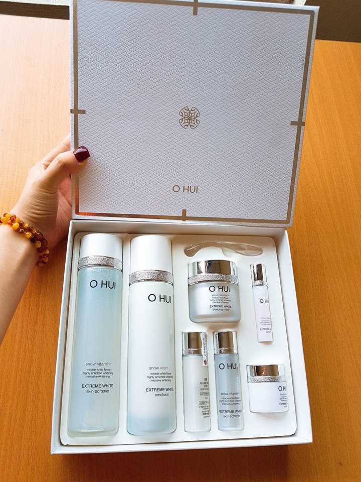 Set OHui Extreme White Snow Vitamin- Set dưỡng trắng da