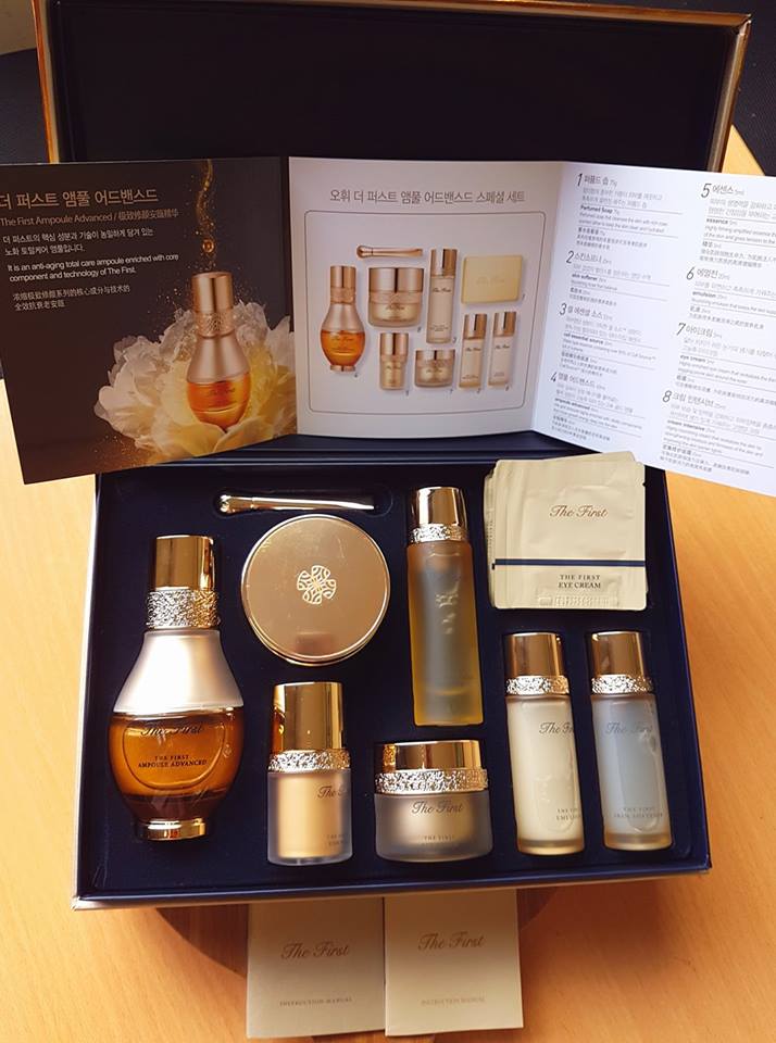 Set Ohui The First Ampoule Advanced - Tinh chất vàng tái sinh da